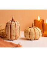 Pumpkin (Set of 2) 8.5"H, 11.5"H Wood - $89.15