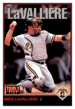 1993 Triple Play Mike
  LaValliere   Pittsburgh Pirates
  Baseball Card ... - $11.18 MXN