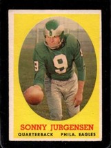 1958 Topps #90 Sonny Jurgensen Vgex (Rc) Eagles Hof *XR26756 - £75.68 GBP