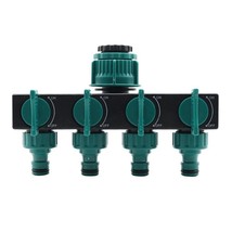 Divisores de agua de 4 vías de 1 &quot;a 3/4&quot; a 1/2 &quot;, rosca estándar europea... - £23.97 GBP