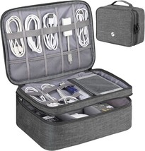 Grey Orient Famulay Travel Electronics Organizer, Waterproof Cable, Tablet. - $38.96