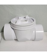 Oatey 43908 PVC Backwater Valve, 6 inch, White - $136.81 CAD