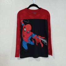 Boy’s XXL (18) Long Sleeve Spider-man Pullover Shirt Great Condition  - £6.34 GBP