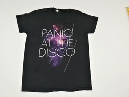 Panic At The Disco Galaxy Stars Logo Black T Shirt Mens Size Large - £19.65 GBP