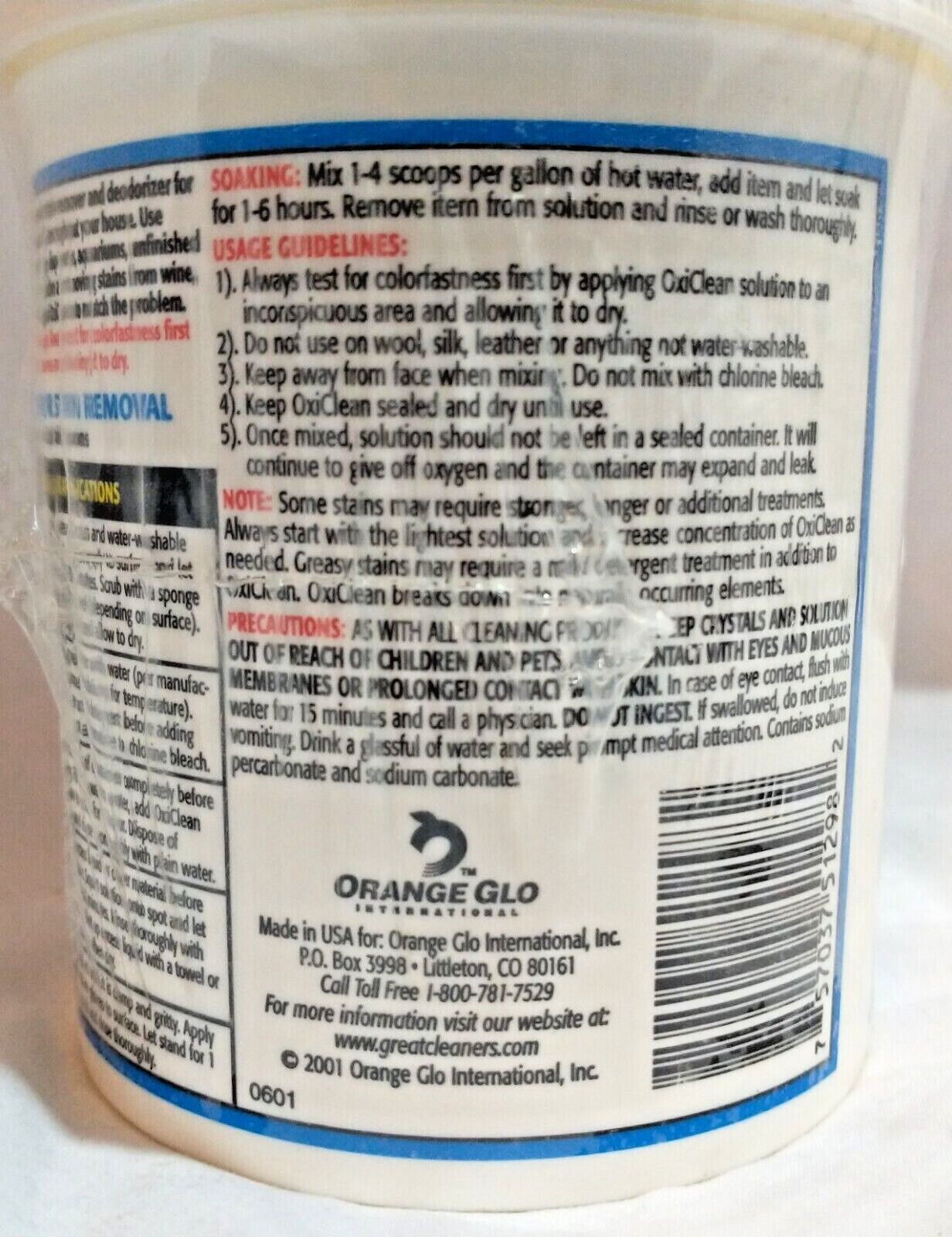 OxiClean Original Formula MultiPurpose Stain Remover Chlorine Free 16