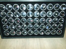 BELLY BUTTON piercing jewelry mix lot OF 50 PEICES  HIGH QUALITY W/ CASE... - $150.00