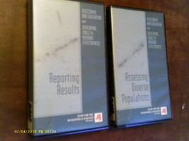 (T18,19) 2 Vhs Assessment &amp; Evaluation Diverse Pop. - $47.05