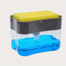 2in1 Dish Soap Dispenser with Sponge Holder  Lotion Pump - £11.84 GBP