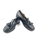 Cole Haan NikeAir Loafers C06587 Men 9.5W Wide Shoes Black Leather Pinch... - €32,40 EUR