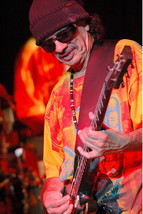 Carlos Santana with Guitar Color 24x18 Poster - £19.17 GBP