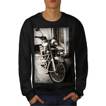 Wellcoda Old Retro Mens Sweatshirt, Motorcycle Casual Pullover Jumper - £24.02 GBP+