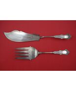 Alhambra by Whiting Sterling Silver 2pc Fish Serving Set Bright Cut w/ C... - $1,406.97 CAD