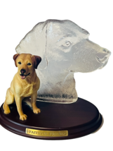 Golden Retriever sculpture figurine puppy dog Bradford Exchange Faithful... - £59.21 GBP