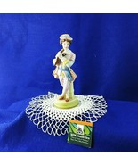 Figurine Male Musician Ardalt Hand Painted Porcelain 6.75in Tall - $860.82 MXN
