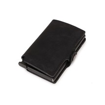 Thin Wallet Leather Security Men Women Card Holder Wallet Ridge wallets Mini Pur - £35.31 GBP