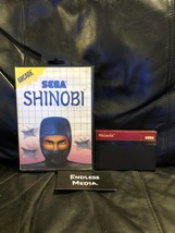 Shinobi Sega Sega Master System Item and Box Video Game - $32.39