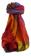 Varanasi Ekal Premium Silk Long Scarf Heritage Saraf 5 by Pashmina &amp; Silk - £28.19 GBP