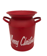 Merry Christmas Rustic Country Red Milk Can, Holiday  Christmas Gifts, S... - €16,34 EUR