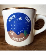 Vintage Boy Scouts of America North Star District Mug Cup Ceramic BSA 3 ... - €8,11 EUR