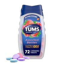 TUMS Ultra Strength Chewable Antacid Tablets Assorted Berries - 72 Count... - $240.75 MXN