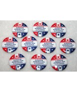10 JUNIOR AMERICAN CITIZENS 1&quot; Pinback Buttons DAR Daughters Of The Revo... - $184.34 MXN