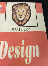 Vintage New 1990 Full Color Lion  8 x10&quot; Iron-on Transfer - $12.95