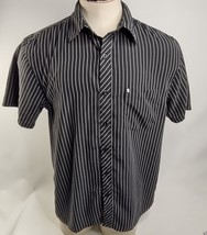 Drill Clothing Company Striped Button Shirt Short Sleeve XL - £13.62 GBP