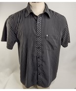 Drill Clothing Company Striped Button Shirt Short Sleeve XL - £13.36 GBP