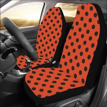 Lady Bug Polkadot Pattern Car Seat Covers (Set of 2) - £39.07 GBP