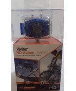 Vivitar DVR785HDBLU 5MP Pro Waterproof Camcorder Case Mount Video Camera... - $45.05