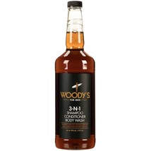 Woody's 3-N-1 Shampoo Conditioner Body Wash 32oz - $48.00