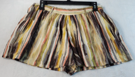 Urban Outfitters Ecote Shorts Womens Size XS Multi Striped Pockets Elastic Waist - £13.98 GBP
