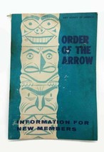Boy Scouts of America Order Of The Arrow Information For New Members &#39;68... - $12.93