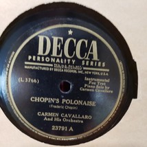 Chopins Polonaise / Warsaw Conerto 78 Rpm Decca Record Fox Trot - $12.55