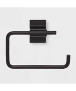 Threshold Modern ToiletPaper Holder WallMounted Zinc Stainless Steel Bla... - $212.54 MXN Threshold Modern ToiletPaper Holder WallMounted Zinc Stainless Steel Bla... - $212.54 MXN