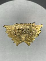 reproduction of a Civil War-era Union Army cap badge or hat pin - $11.88