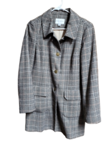 Women&#39;s Banana Republic Lined Tweed Coat Jacket - Size Medium - £39.14 GBP