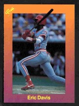 Cincinnati Reds Eric Davis 1989 Classic #109 ! - $0.50