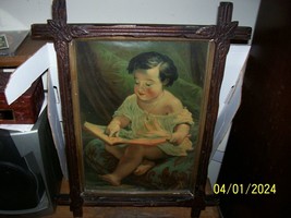 1900&#39;s Vintage German Mission Oak Frame with Child Picture - $100.00