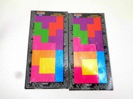 Tetris Flexible Magnet Sheets Fridge Magnets Exclusive Loot crate NEW Lot Of 2  - £7.88 GBP