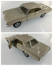 5&quot; Chevy 1967 Chevrolet Impala Diecast Model Toy Car 1:43 Cream - $21.99