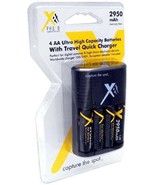 AA Charger+ 4 Batteries for Canon NB4-300 NB4300 SX110 SX150 IS SX120 SX... - £13.36 GBP