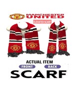 ? MANCHESTER UNITED FC Authentic ➕? SCARF Stripe Soccer Fan Team ?BUY NO... - $901.96 MXN