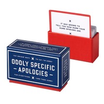 Brass Monkey Oddly Specific Apologies  100 Double Sided Cards Featuring... - $10.79