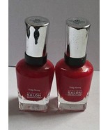 2 Sally Hansen Complete Salon Manicure Nail Polish Color- 231 Red My Lips - $190.86 MXN