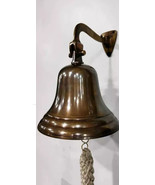 Brass Wall Hanging Ship Bell ~ Antique Nautical Brass Anchor Door Bell D... - $99.00