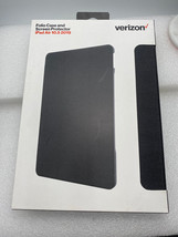 Verizon Folio Case &amp; Tempered Glass Protector for iPad Air 10.5 (2019) i... - £2.35 GBP