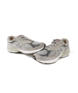 Vintage New Balance 990 Spell Out Suede Dad Shoes Sneakers Gray Mens 12 ... - $2,647.16 MXN