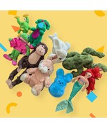 Mixed Random Lot Of 9 Small Plush Stuffed Animal Toys Frogs Seal Baby Bo... - $173.74 MXN