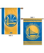 NBA Golden State Warriors NBA 2 Sided Vertical Flag, 28 x 40 Large New - $31.67